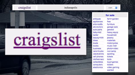 craigslist provides local classifieds and forums for jobs, housing, for sale, services, local community, and events. . Craigslist in indiana